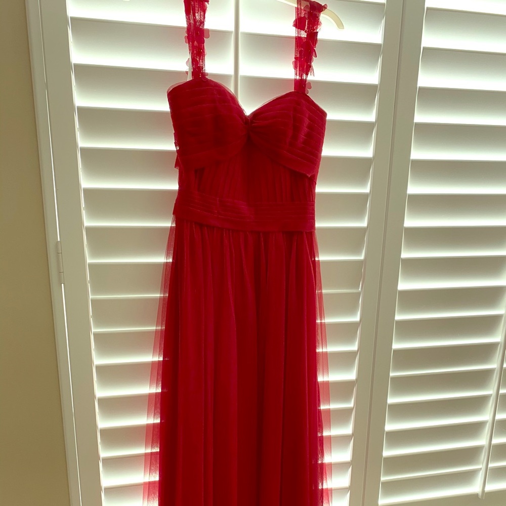 Tulle and Chantilly prom dress